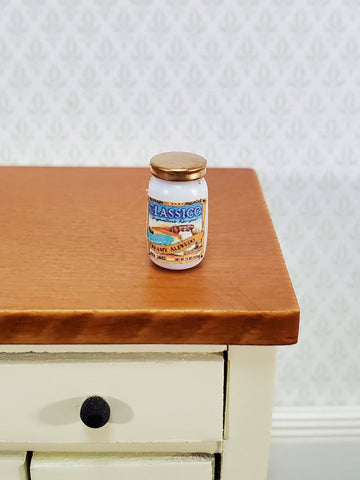 Dollhouse Creamy Alfredo Sauce Classico Jar 1:12 Scale Modern Miniature Kitchen Food - Miniature Crush