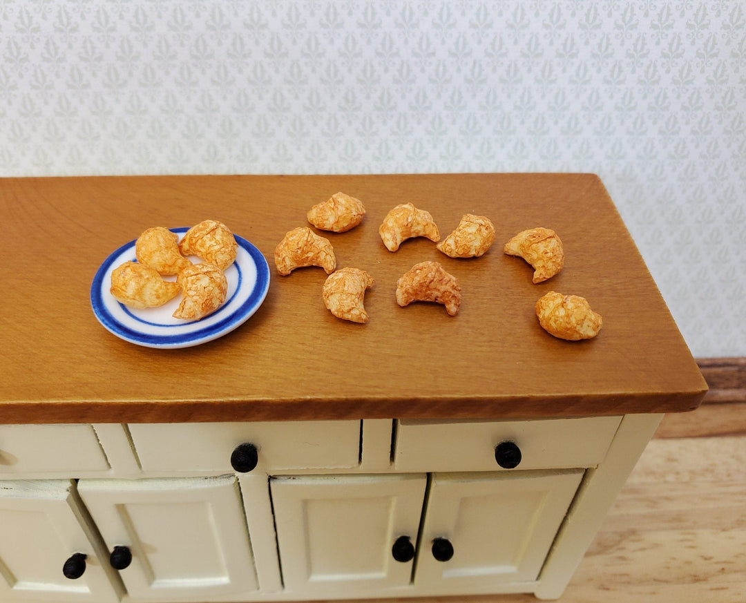 Dollhouse Croissants Pastries Small Set of 12 1:12 Scale Kitchen Food by Falcon Miniatures - Miniature Crush