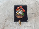 Dollhouse Cuckoo Clock Resin with Deer by Reutter 1:12 Miniature Scale German Style - Miniature Crush