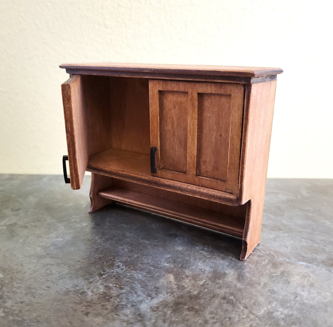Dollhouse Cupboard KIT DIY Hanging 2 Door Kitchen Cabinet 1:12 Scale Miniature - Miniature Crush