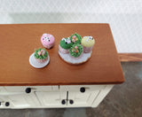 Dollhouse Cupcakes Easter Theme Set of 6 Bunnies Eggs 1:12 Scale Miniature Food - Miniature Crush