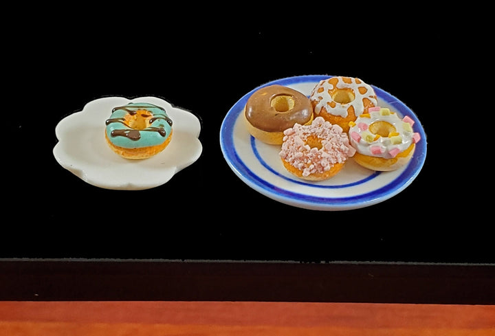 Dollhouse Donuts 5 Random Pieces Glazed Sprinkles 1:12 Scale Miniature Food - Miniature Crush