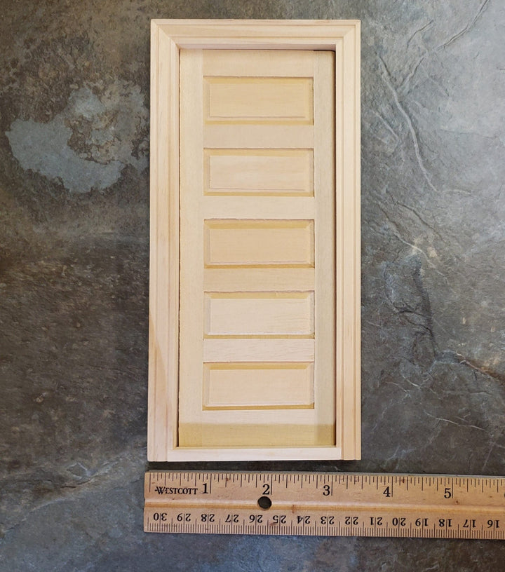 Dollhouse Door 5 Panel Traditional Interior 1:12 Scale Miniature Houseworks 6021 - Miniature Crush