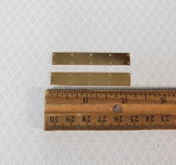 Dollhouse Door Kick Plates Gold Plated Brass 1:12 Scale Miniature Houseworks 1150 - Miniature Crush