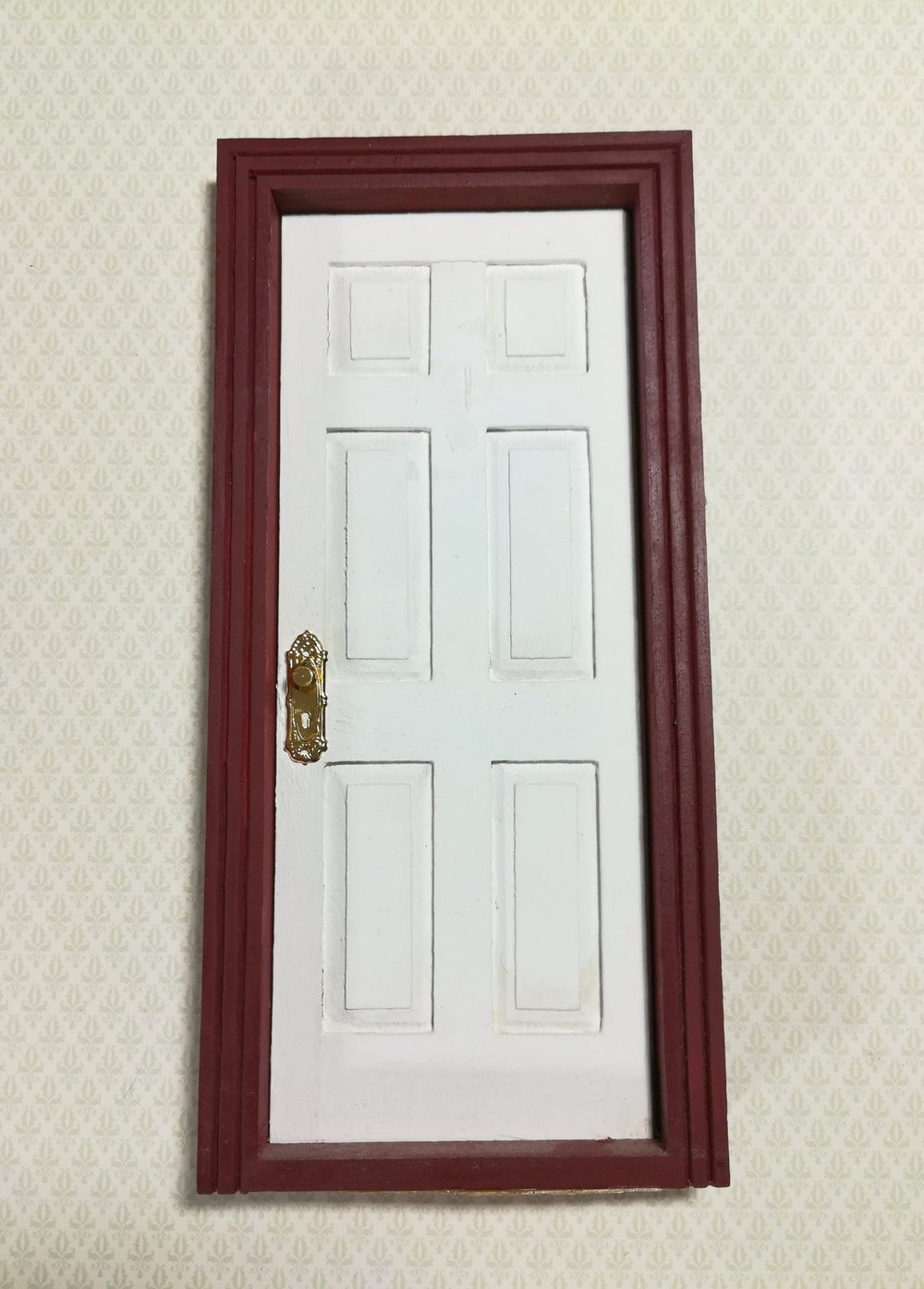 Dollhouse Doorknobs Fancy Gold 1 Set Metal 1:12 Scale Miniature by Houseworks 1139 - Miniature Crush
