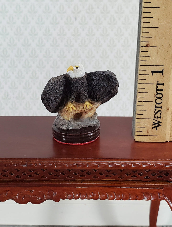 Dollhouse Eagle Statue Detailed 1:12 Scale Miniature by Falcon Miniatures - Miniature Crush