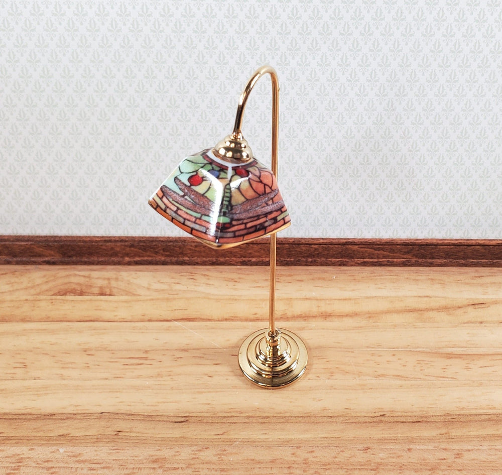 Dollhouse Floor Lamp Non-Working Dragonfly Design by Reutter Porcelain 1:12 Scale Miniature - Miniature Crush