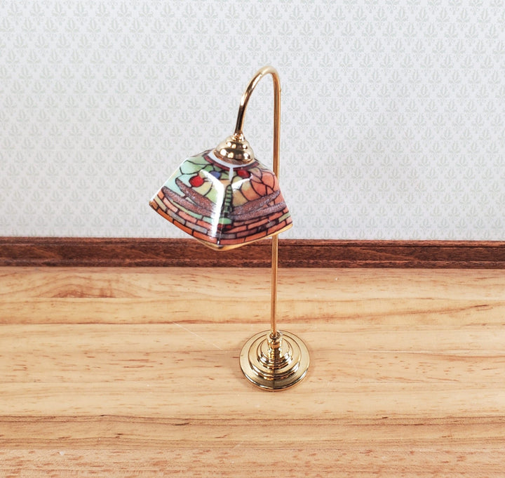 Dollhouse Floor Lamp Non-Working Dragonfly Design by Reutter Porcelain 1:12 Scale Miniature - Miniature Crush