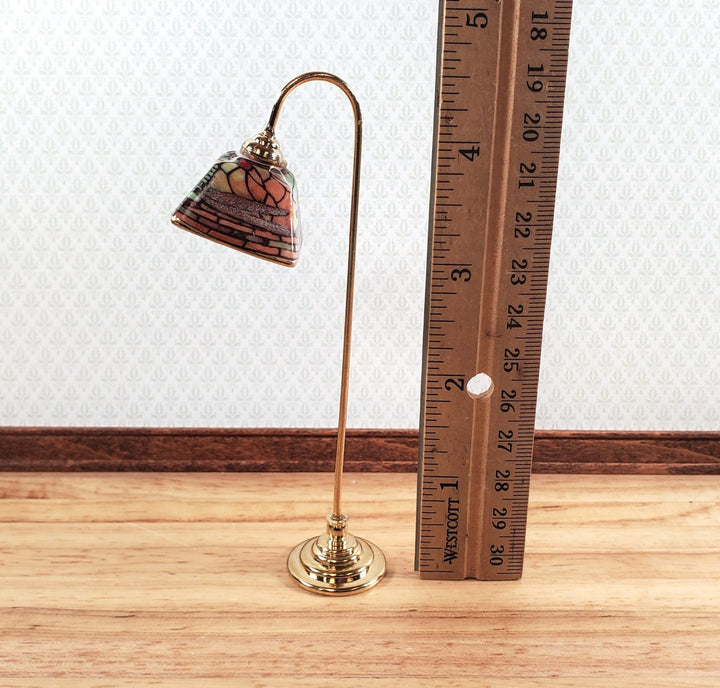 Dollhouse Floor Lamp Non-Working Dragonfly Design by Reutter Porcelain 1:12 Scale Miniature - Miniature Crush