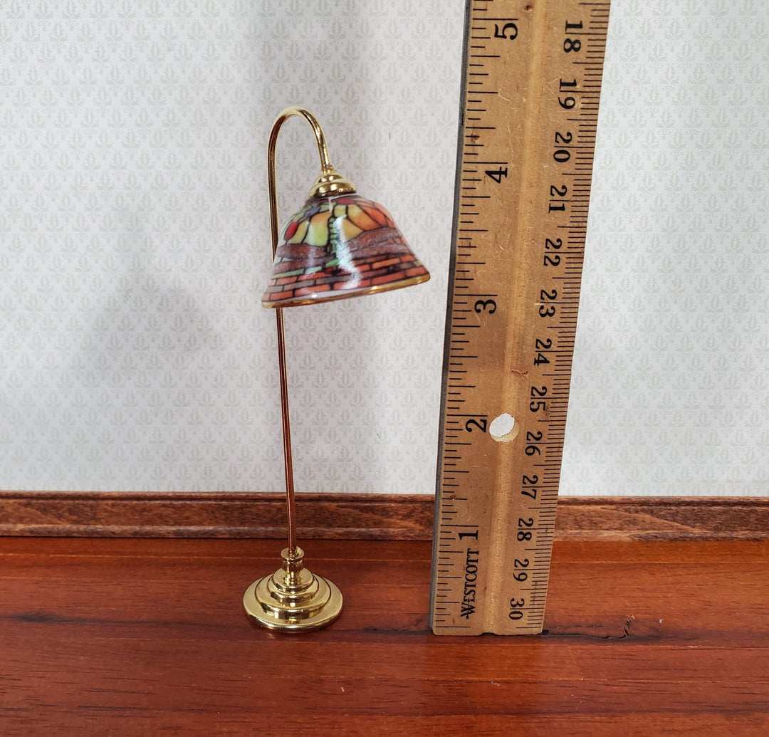 Dollhouse Floor Lamp Non-Working Dragonfly Design by Reutter Porcelain 1:12 Scale Miniature - Miniature Crush