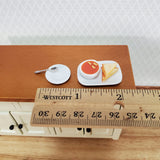 Dollhouse Food Tomato Soup Bowl & Grilled Cheese Sandwich 1:12 Scale Miniature - Miniature Crush