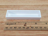Dollhouse Garden Window or Flower Box White Wood 1:12 Scale Miniature 3 7/16" long - Miniature Crush