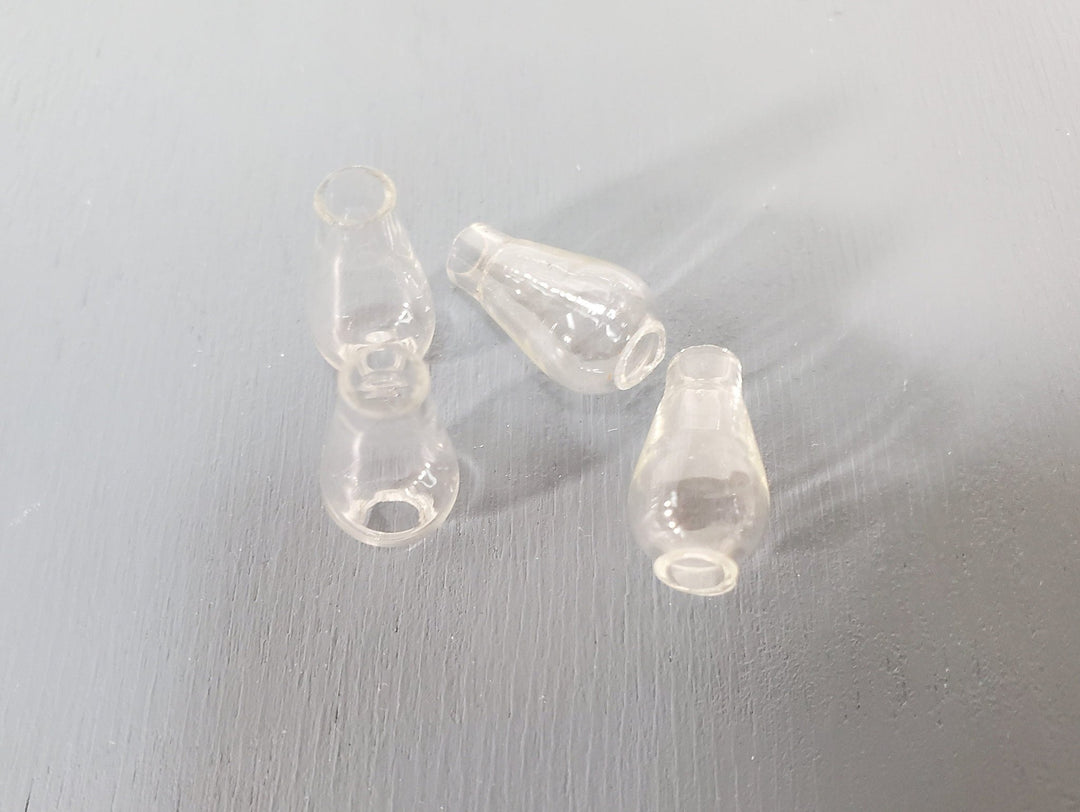 Dollhouse Glass Chimney Hurricane Shade Clear 1:12 Scale Miniature DIY Lamps - Miniature Crush