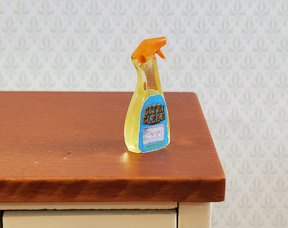 Dollhouse Glass Cleaner Spray Bottle 1:12 Scale Miniature Kitchen Accessory - Miniature Crush