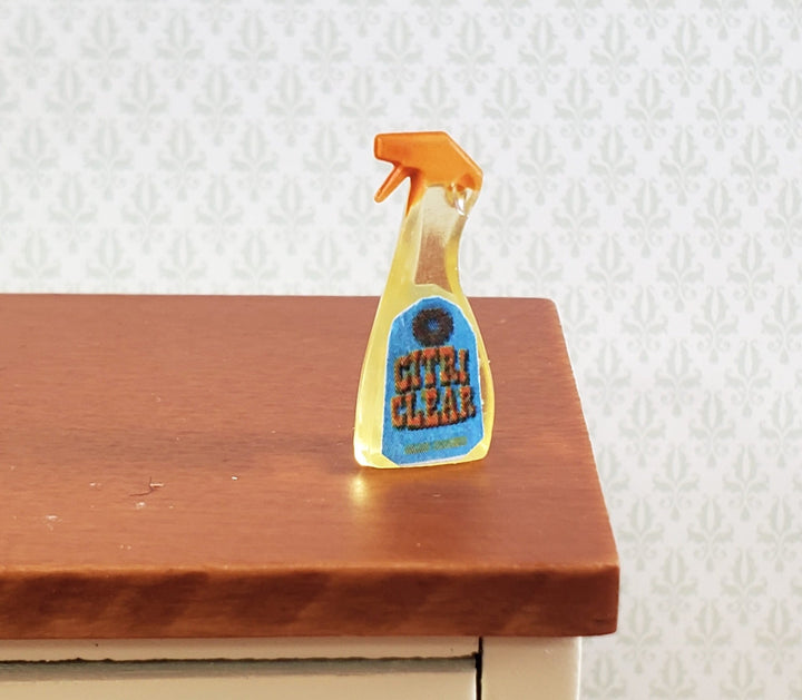 Dollhouse Glass Cleaner Spray Bottle 1:12 Scale Miniature Kitchen Accessory - Miniature Crush