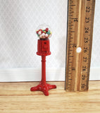 Dollhouse Gumball Machine Dispenser Vending Machine on Stand 1:12 Scale Miniature - Miniature Crush