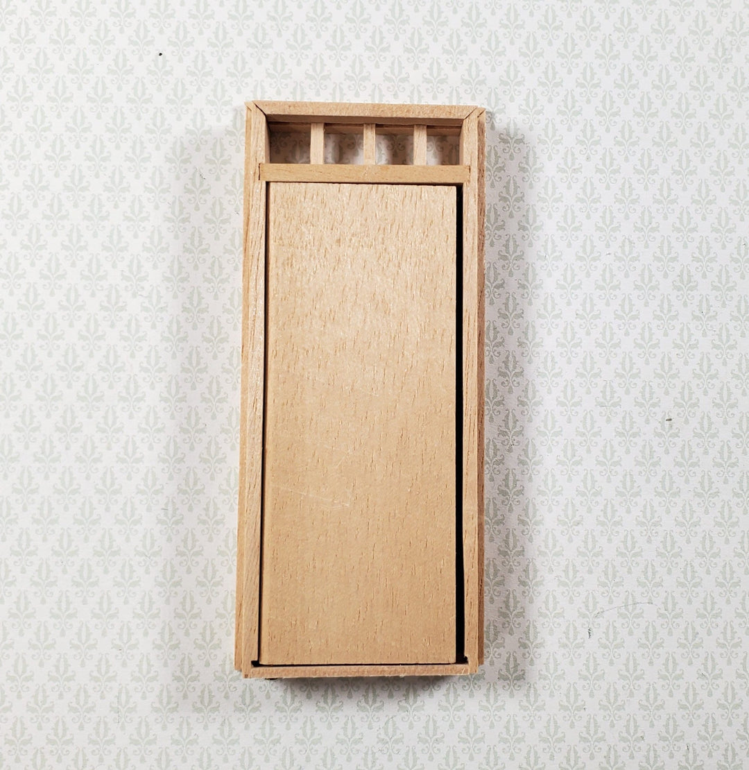 Dollhouse HALF SCALE 1:24 Exterior Door Wood HWH6001 Houseworks - Miniature Crush
