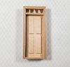 Dollhouse HALF SCALE 1:24 Exterior Door Wood HWH6001 Houseworks