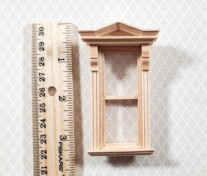 Dollhouse HALF SCALE 1:24 Window Victorian Style w/ Trim HWH5042 Houseworks - Miniature Crush