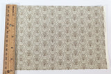 Dollhouse HALF SCALE Wallpaper 3 Sheets Brown on Cream "Acorns" 1:24 Scale - Miniature Crush