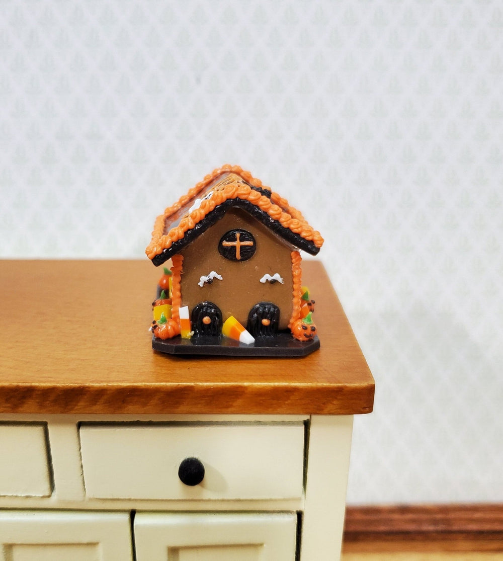 Dollhouse Halloween Gingerbread House 1:12 Scale Miniature Decoration - Miniature Crush