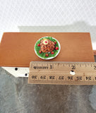 Dollhouse Ham Glazed on Ceramic Platter 1:12 Scale Miniature Food Kitchen - Miniature Crush