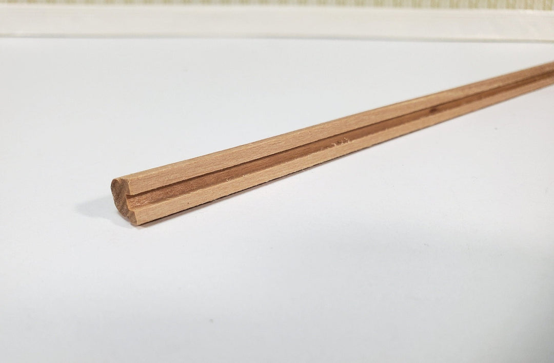 Dollhouse Handrail Banister for Stairs 5/16" w x 17 3/4" long 1:12 Scale Miniature - Miniature Crush