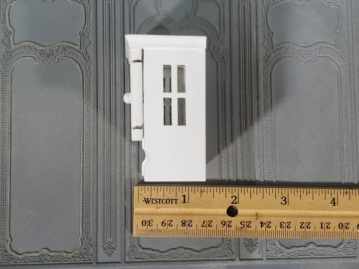 Dollhouse Hanging Cabinet with Doors Small for Kitchen or Bathroom 1:12 Scale Miniature Furniture - Miniature Crush