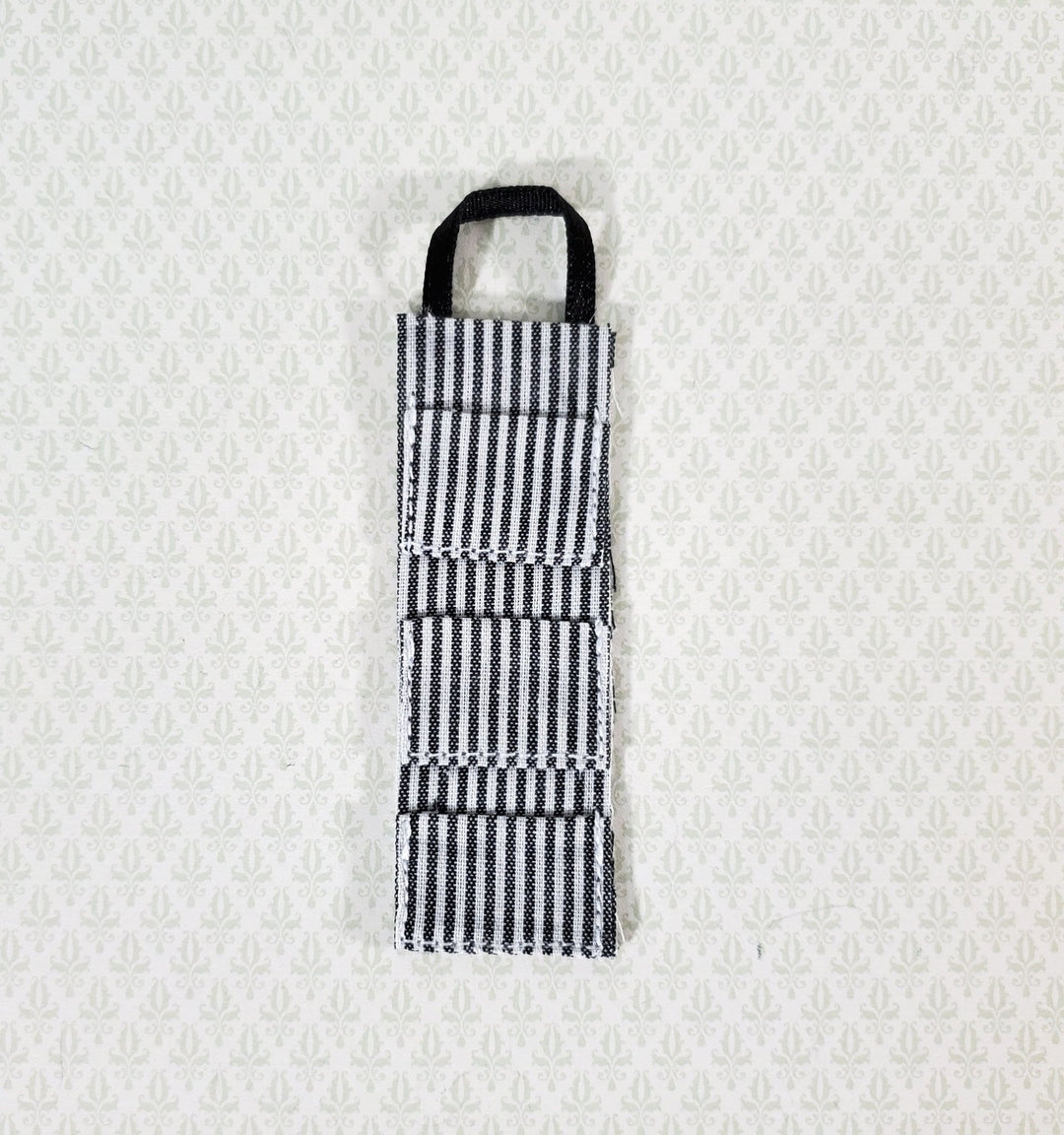 Dollhouse Hanging Fabric Wall Organizer Modern 1:12 Scale Miniature Pockets - Miniature Crush