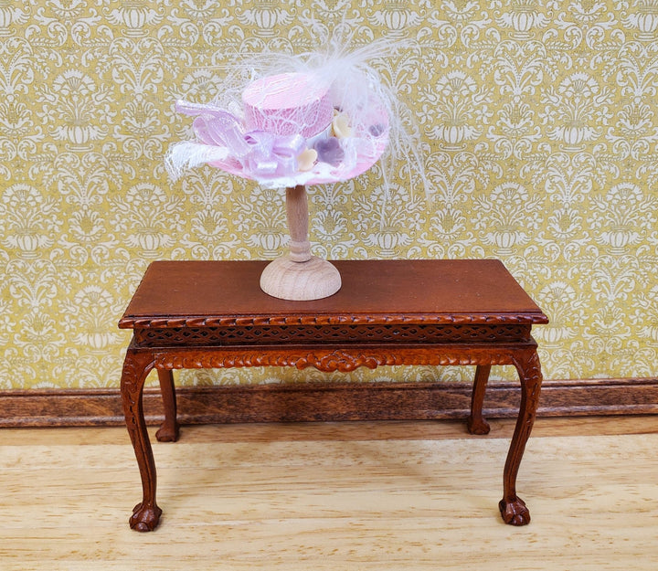 Dollhouse Hat Stand Wood 2" Tall 1:12 Scale Miniature - Miniature Crush