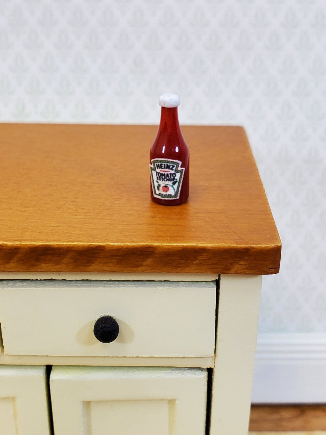 Dollhouse Heinz Ketchup Catsup Bottle Jar 1:12 Scale Miniature Food Groceries Kitchen - Miniature Crush