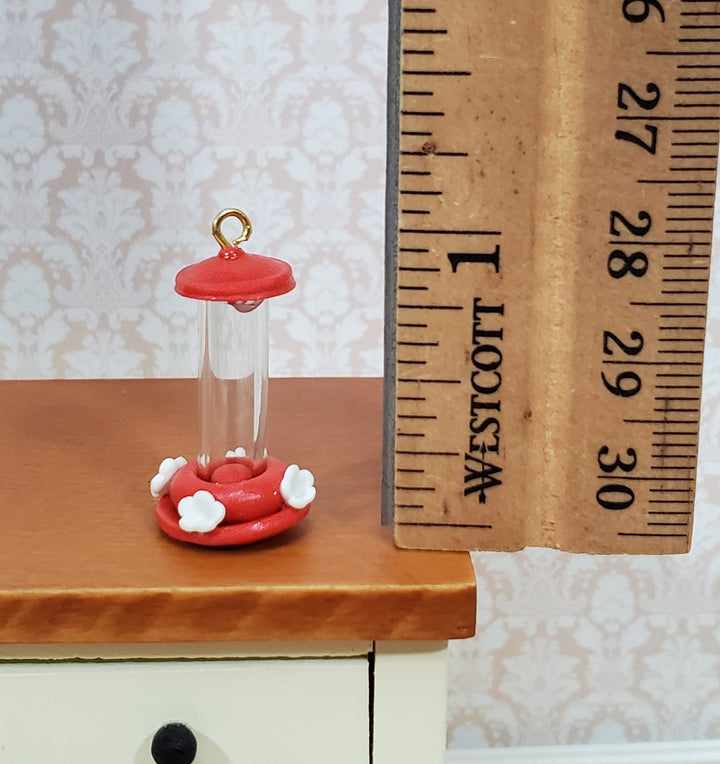 Dollhouse Hummingbird Feeder Fairy Garden 1:12 Scale Miniature Decor - Miniature Crush