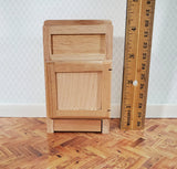 Dollhouse Ice Box Fridge Unpainted Wood 1:12 Scale Miniature Kitchen Refrigerator - Miniature Crush