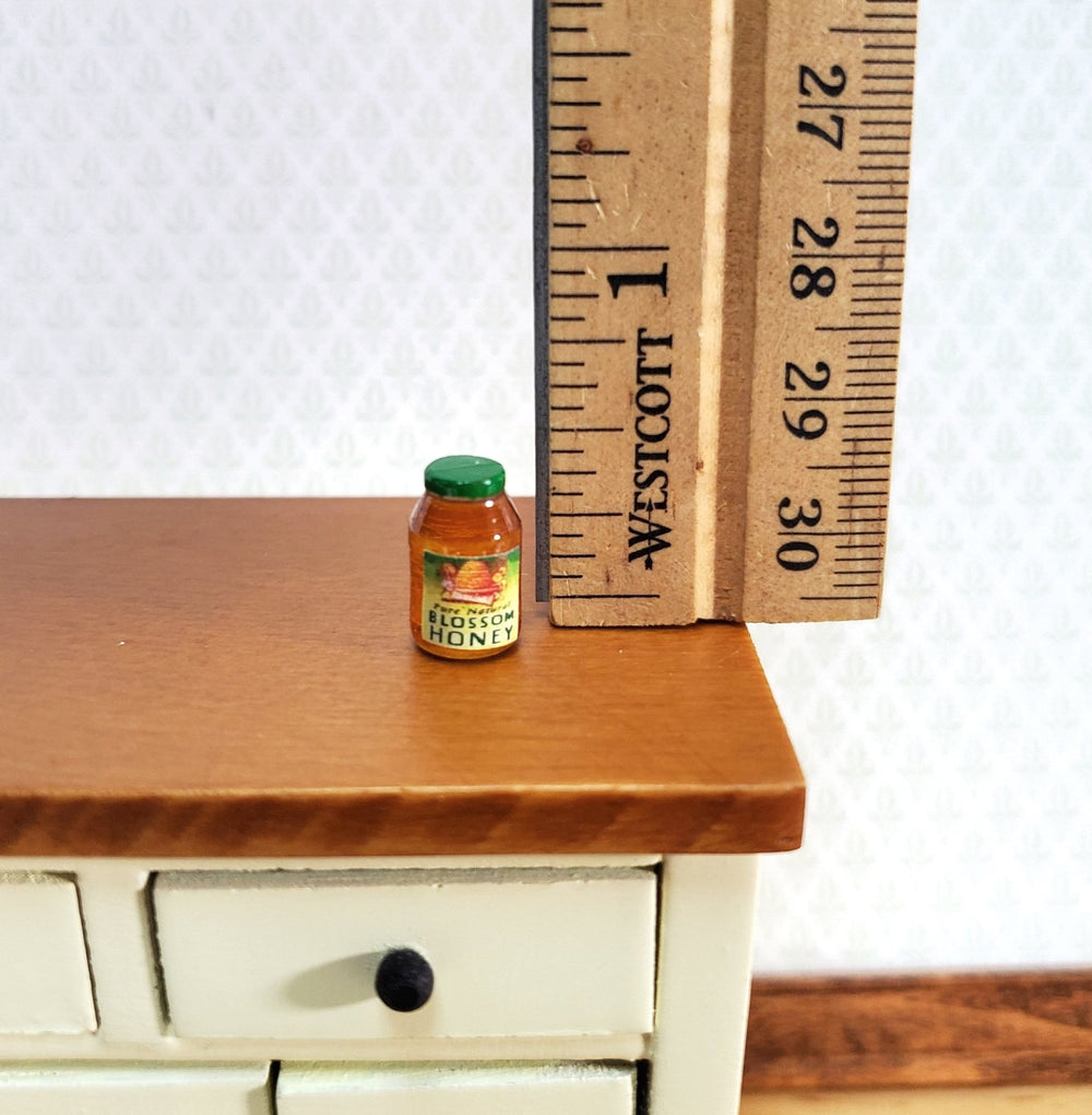 Dollhouse Jar of Honey 1:12 Scale Miniature Food Groceries Kitchen - Miniature Crush