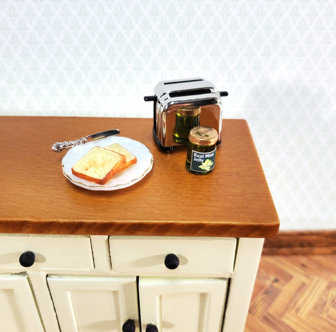 Dollhouse Jar of Mint Jelly 1:12 Scale Miniature Food Groceries Kitchen - Miniature Crush