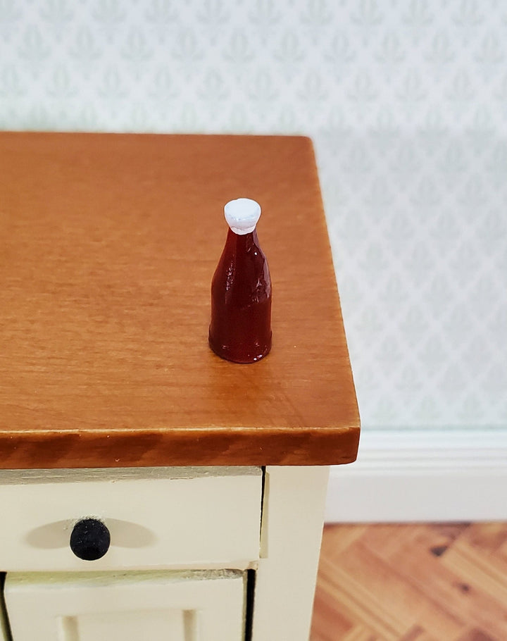 Dollhouse Ketchup Catsup Bottle Jar 1:12 Scale Miniature Food Groceries Kitchen - Miniature Crush