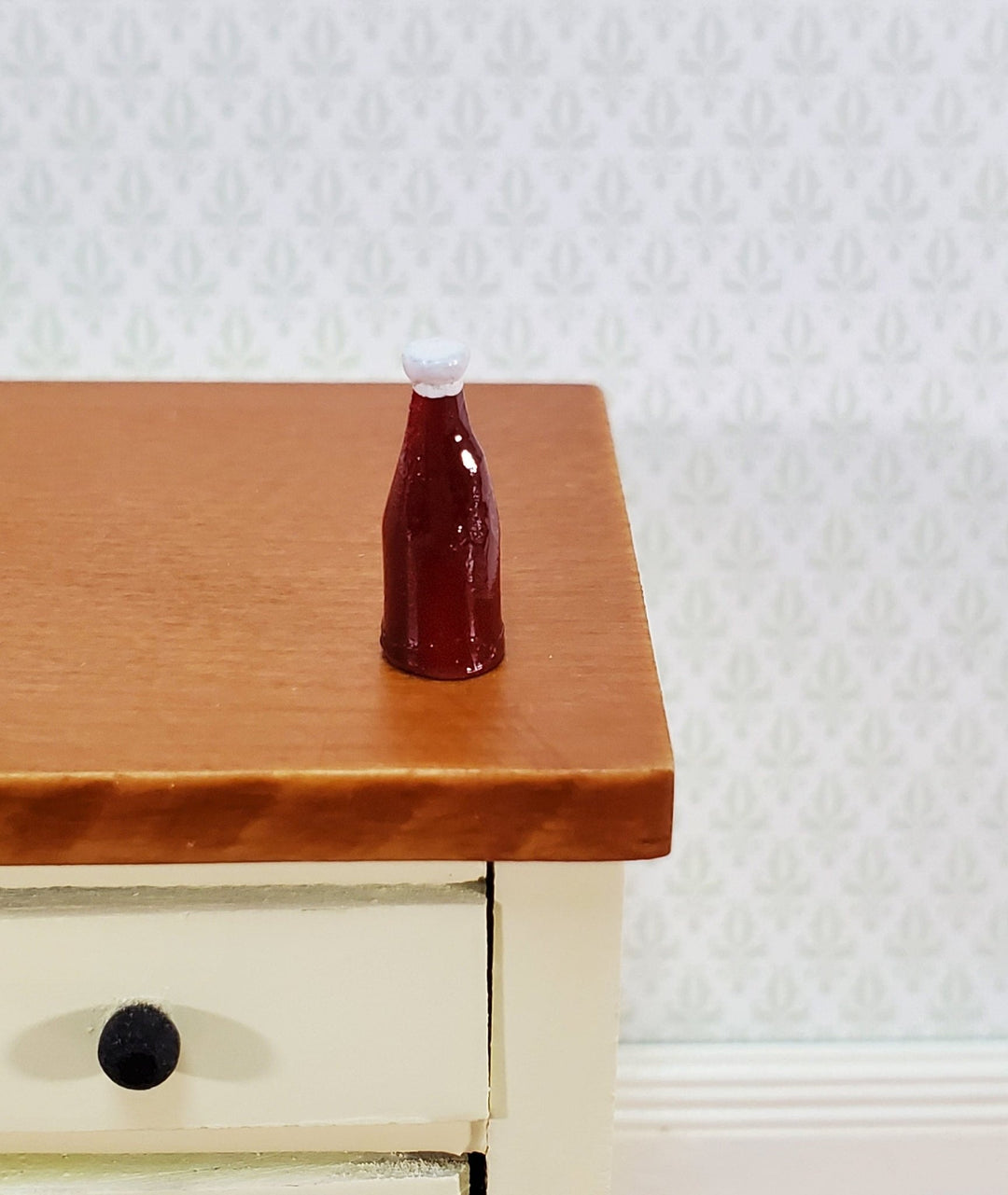 Dollhouse Ketchup Catsup Bottle Jar 1:12 Scale Miniature Food Groceries Kitchen - Miniature Crush