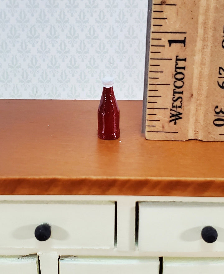 Dollhouse Ketchup Catsup Bottle Jar 1:12 Scale Miniature Food Groceries Kitchen - Miniature Crush