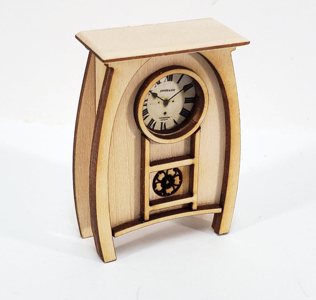 Dollhouse KIT Art Nouveau Clock 1:12 Scale Easy to Assemble DIY ...