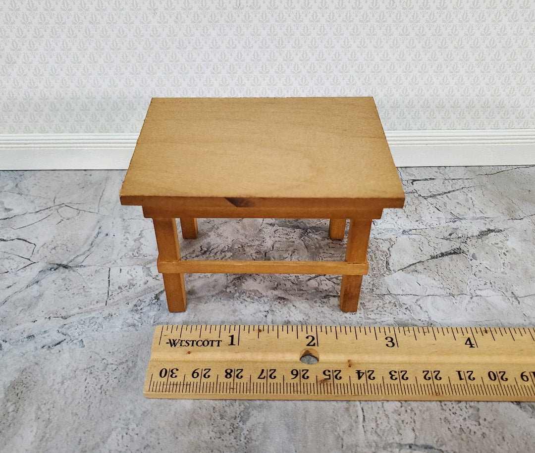 Dollhouse Kitchen Prep or Craft Table Wood 1:12 Scale Miniature Furniture by Reutter - Miniature Crush
