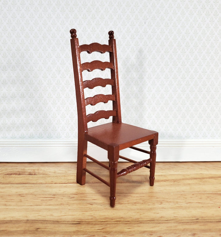 Dollhouse Ladderback Chair for Kitchen or Dining Room 1:12 Scale Miniature Furniture - Miniature Crush