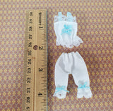 Dollhouse Ladies Lingerie Bloomers White & Blue 1:12 Scale Decoration Only - Miniature Crush