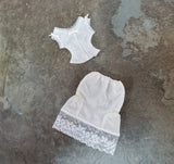 Dollhouse Ladies Lingerie Camisole and Slip 1:12 Scale Miniature Decoration Only - Miniature Crush