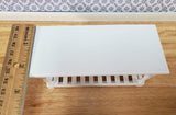 Dollhouse Large Kitchen Prep Table White Wood 1:12 Scale Miniature Furniture - Miniature Crush
