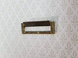 Dollhouse Letter Mail Slot for Exterior Door Opens Closes 1:12 Scale Gold Brass Metal - Miniature Crush