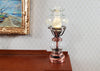 Dollhouse Light Hurricane Oil Lamp Battery Operated Copper 1:12 Scale Miniature