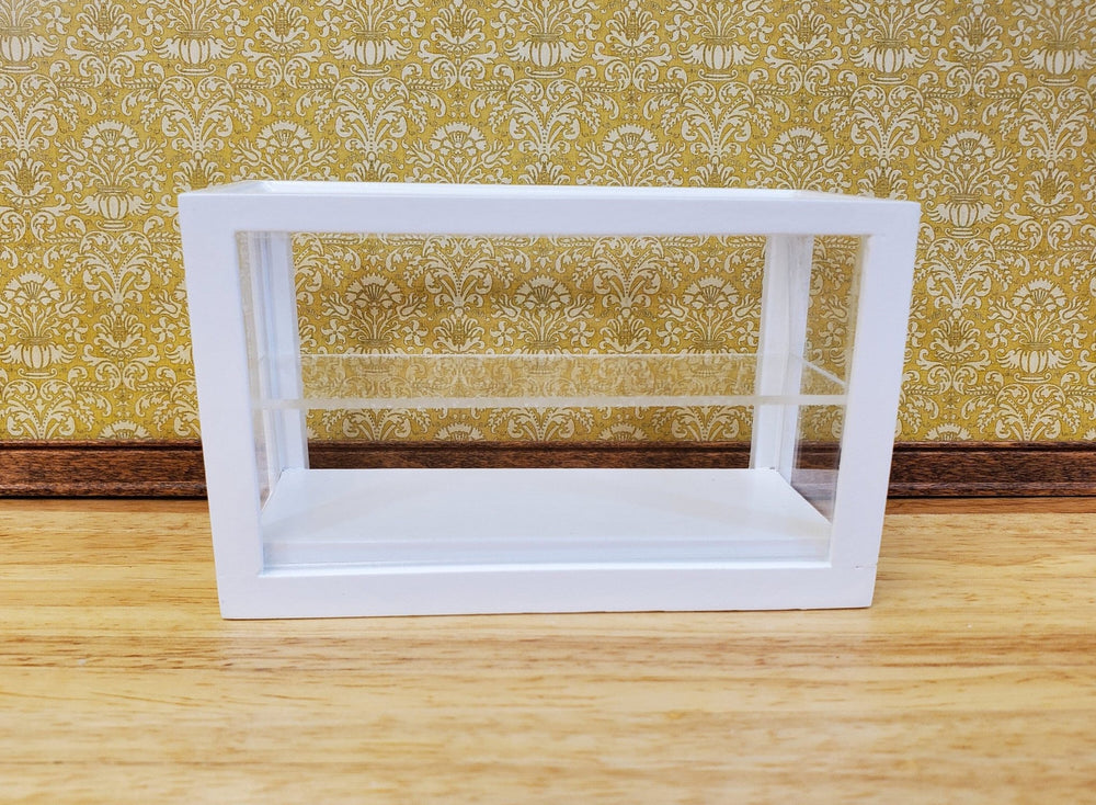 Dollhouse Low Display Case for Bakery Store or Shop 1:12 Scale Furniture White - Miniature Crush