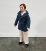 Dollhouse Man Modern Doll Porcelain Dad Father 1:12 Scale Blue Jacket