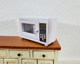 Dollhouse Microwave Oven Modern Wood with Opening Door 1:12 Scale Kitchen Accessories - Miniature Crush