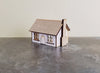 Dollhouse Miniature 1:144 Scale Kit House 1 1/2 Story with Chimney